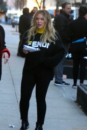 Hilary Duff - On the Set of "Younger" in NYC 04/03/2019