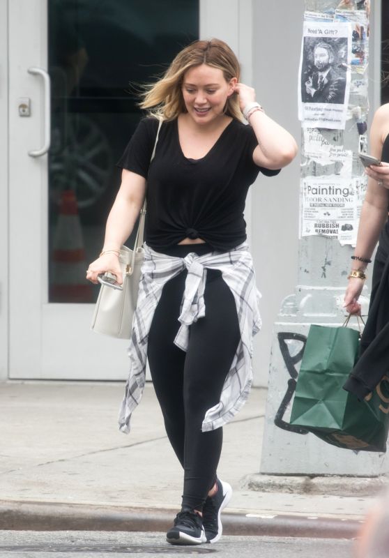 Hilary Duff - Out in NYC 04/18/2019