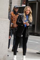 Hilary Duff  - "Younger" Set in NYC 04/09/2019