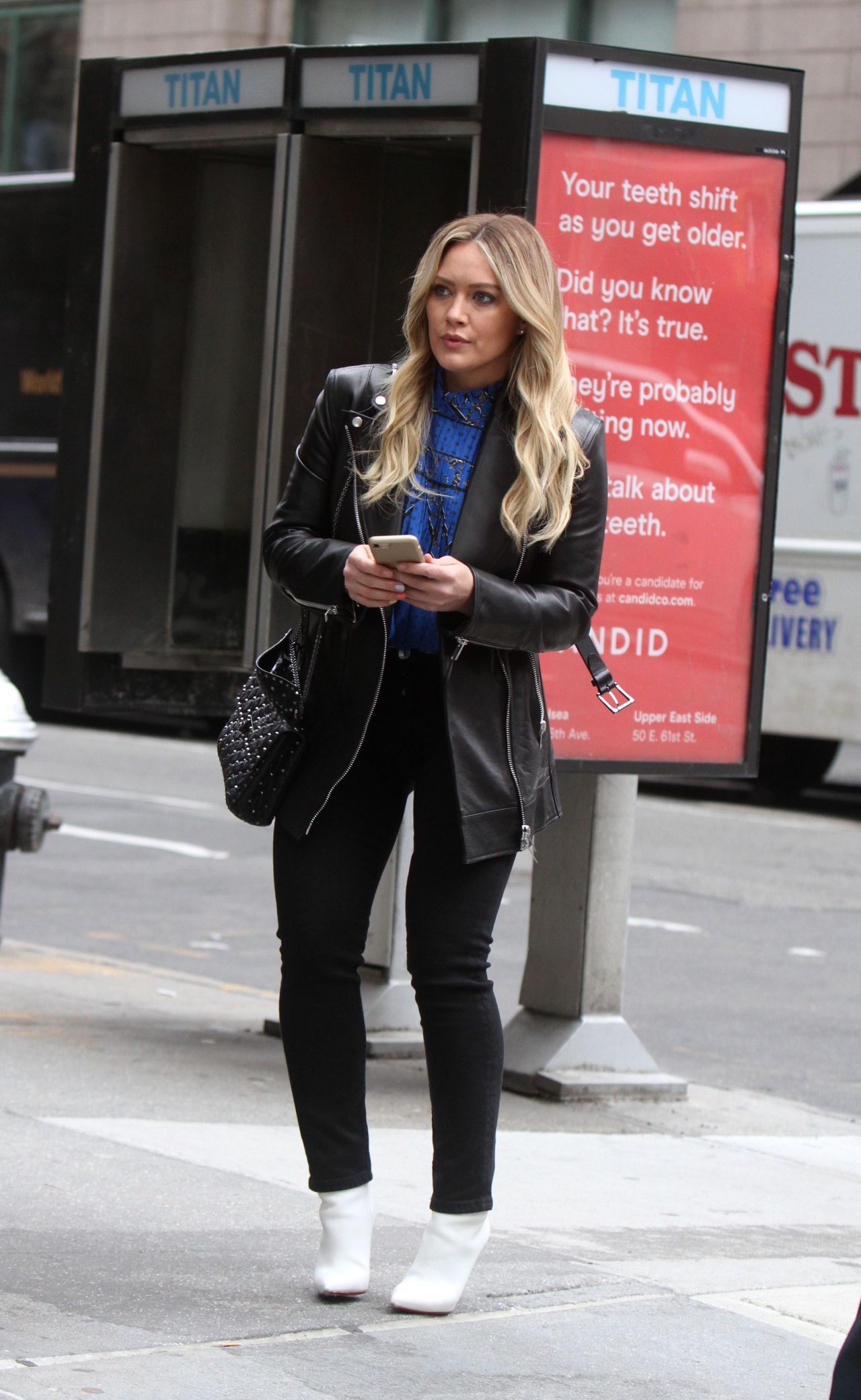 Hilary Duff - On the Set of Younger in NYC 05/22/2019 • CelebMafia