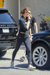 Irina Shayk in Gym Ready Outfit - Beverly Hills 04/18/2019