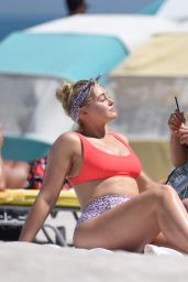 Iskra Lawrence in Swimsuit at Miami Beach 03/29/2019