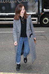 Jenna-Louise Coleman - Leaving BBC Radio 2 in London 04/02/2019