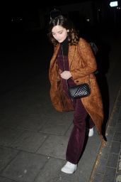Jenna-Louise Coleman - Leaving Rehearsals for "All My Sons" at the Old Vic Theatre in London 04/19/2019