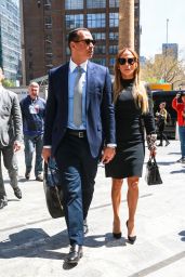 Jennifer Lopez and Alex Rodriguez at the Hudson Yards in NYC 04/17/2019