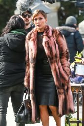 Jennifer Lopez and Constance Wu - Film a Scene for "Hustlers" in NYC 04/02/2019
