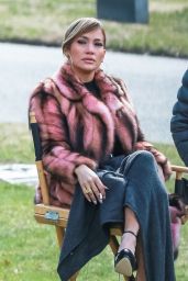 Jennifer Lopez and Constance Wu - Film a Scene for "Hustlers" in NYC 04/02/2019