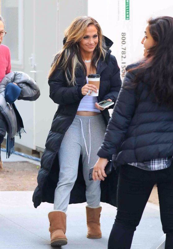 Jennifer Lopez - Arrives on the Set of "Hustlers" in NYC 04/07/2019