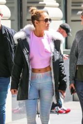 Jennifer Lopez - Heading to the Gym in NYC 04/16/2019