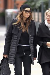 Jessica Biel Street Style - Out With Her Mom Kimberly Biel in New York City 04/12/2019