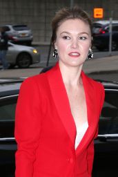 Julia Stiles - Outside 9th Annual Most Powerful People in Media in NYC