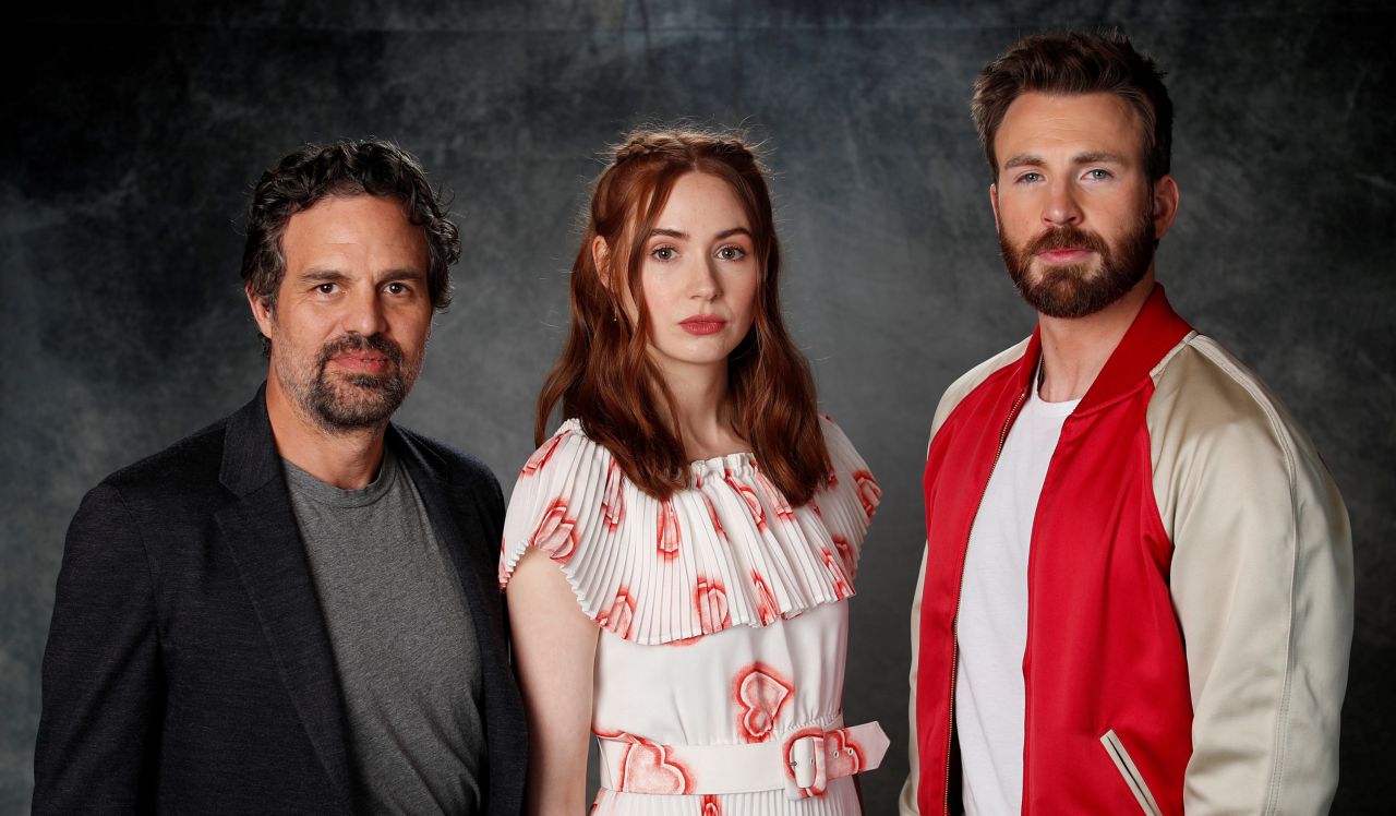 Karen Gillan, Mark Ruffalo and Chris Evans - "Avengers: Endgame" ...