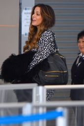 Kate Beckinsale Leaving the Ritz Carlton and at JFK Airport in NYC 04/18/2019
