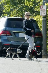 Kate Mara - Walking Her Dogs in LA 04/07/2019