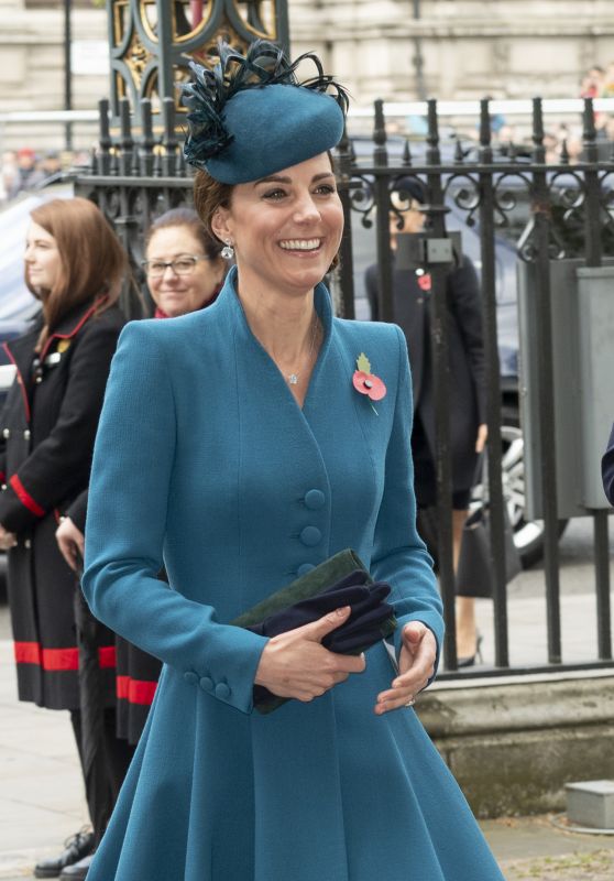 Kate Middleton - ANZAC Day Service of Commemoration and Thanksgiving at Westminster Abbey in London 04/25/2019