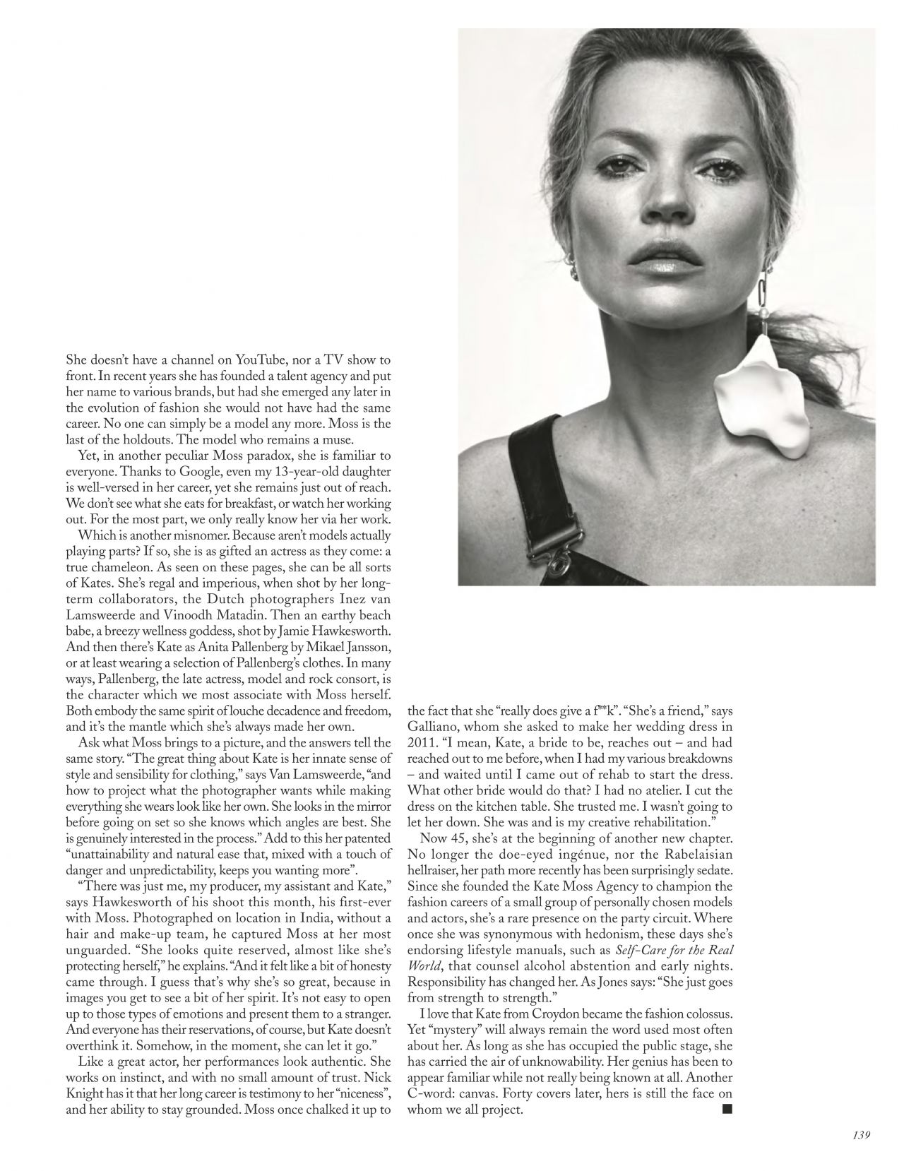 Kate Moss - British Vogue Magazine May 2019 Issue • CelebMafia