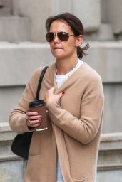 Katie Holmes in Casual Attire - Out in NYC 04/17/2019