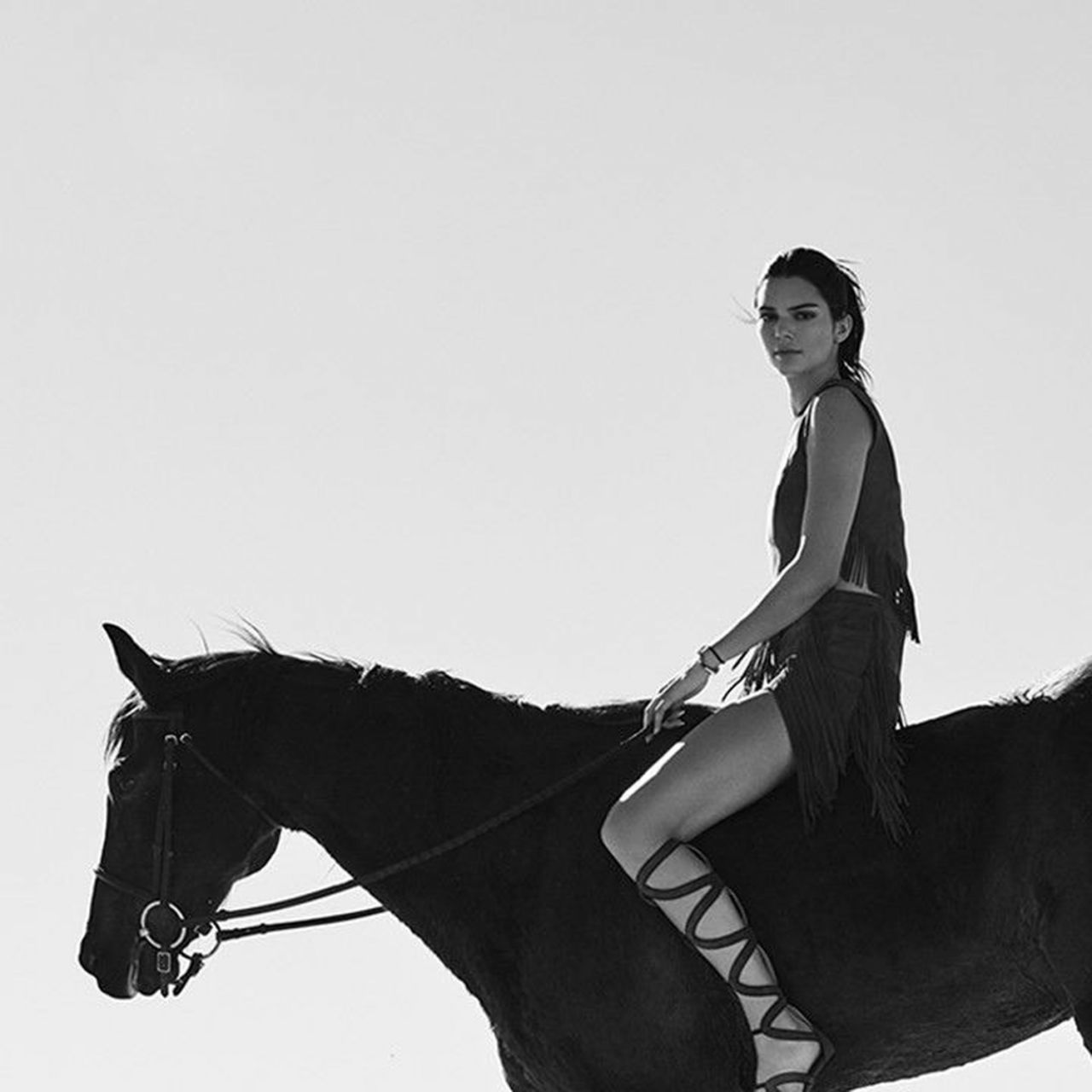 Kendall jenner horse photoshoot