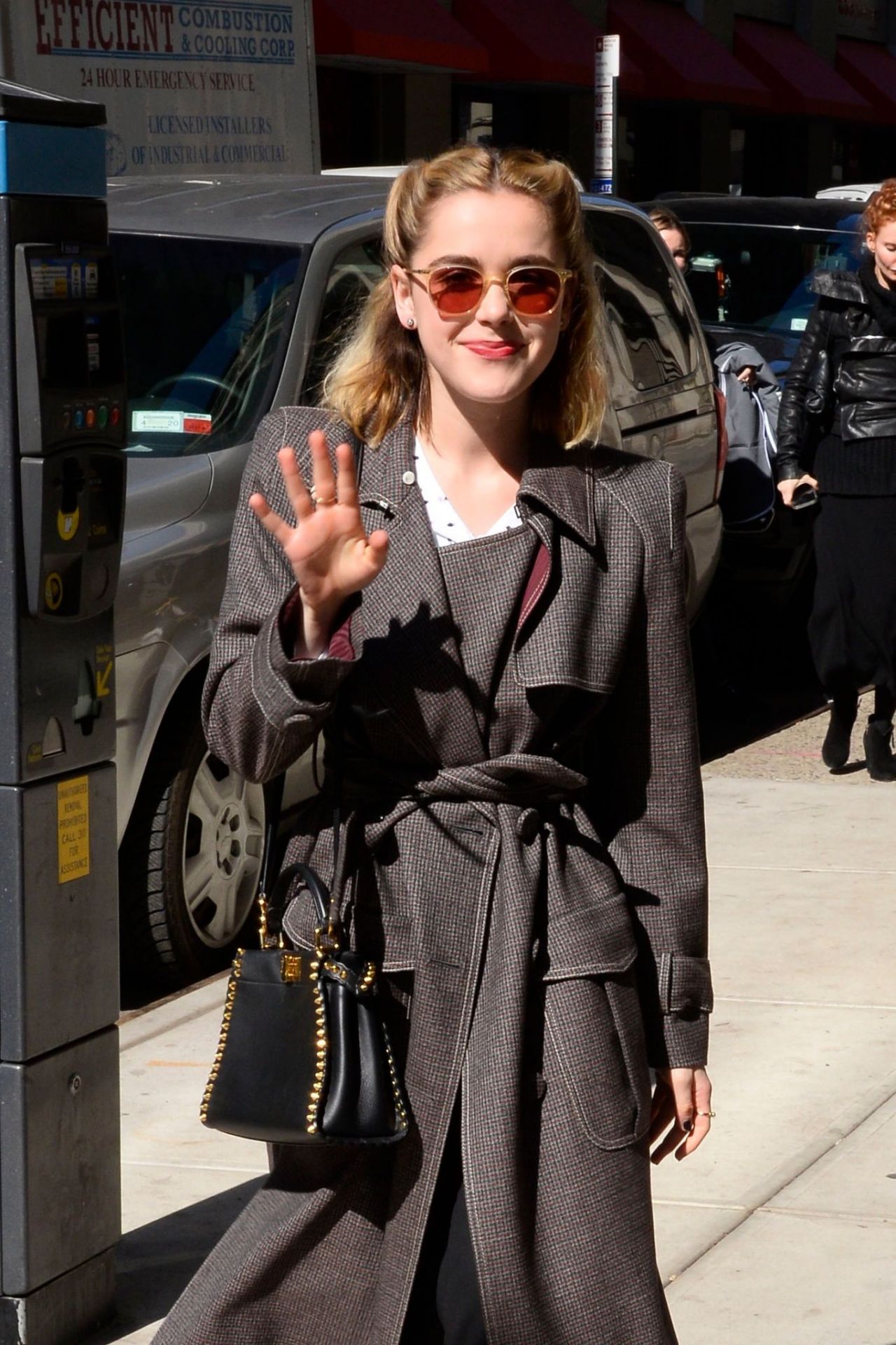 Kiernan Shipka - Out in NYC 04/03/2019 • CelebMafia