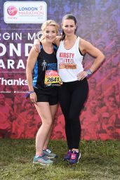 Kirsty Gallacher and Helen Skelton - 39th London Marathon