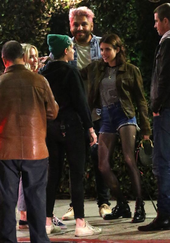 Kristen Stewart and Emma Roberts - Out in LA 04/20/2019
