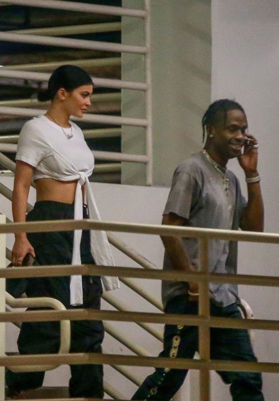 Kylie Jenner and Travis Scott - Out in Beverly Hills 04/08/2019