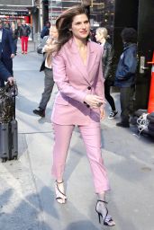 Lake Bell - Outside GMA in NYC 04/16/2019