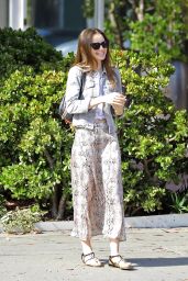 Lily Collins Casual Style - West Hollywood 04/23/2019