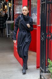 Lily Collins - Heads to a Photoshoot in NYC 04/11/2019