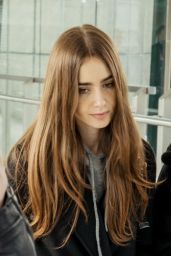 Lily Collins - Heathrow Airport in London 04/24/2019