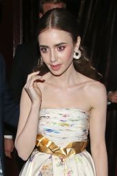 Lily Collins - Out in London 04/29/2019