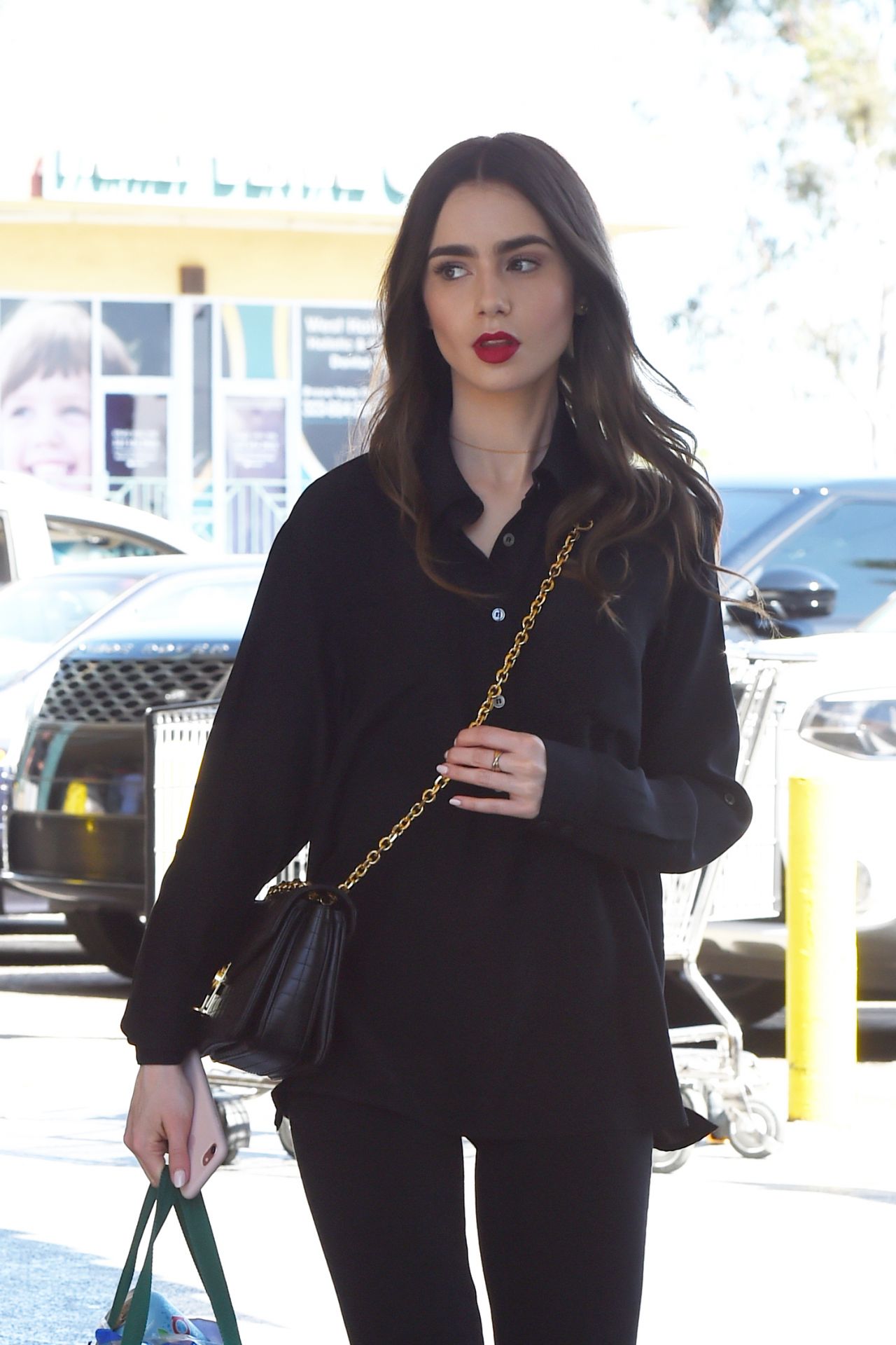 Lily Collins - Shopping at Whole Foods in West Hollywood 04/18/2019 ...