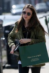 Lily Collins - Shopping in Beverly Hills 04/14/2019