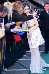 Lily Collins - "Tolkien" Premiere in London