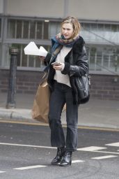 Lily James at a Studio in West London 04/04/2019