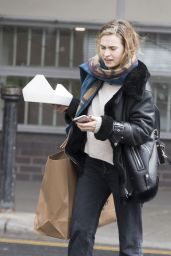 Lily James at a Studio in West London 04/04/2019