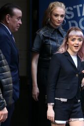 Maisie Williams - Leaving GMA Studios in NYC 04/02/2019