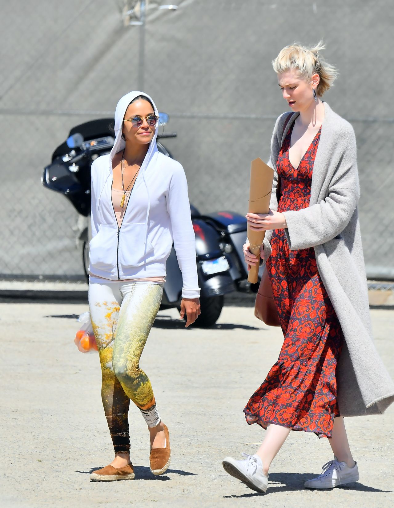 Michelle Rodriguez - Farmer's Market in Los Angeles 04/04/2019 • CelebMafia