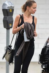 Nicole Richie - Leaves Tracy Anderson Method Gym in Studio City 04/16/2019
