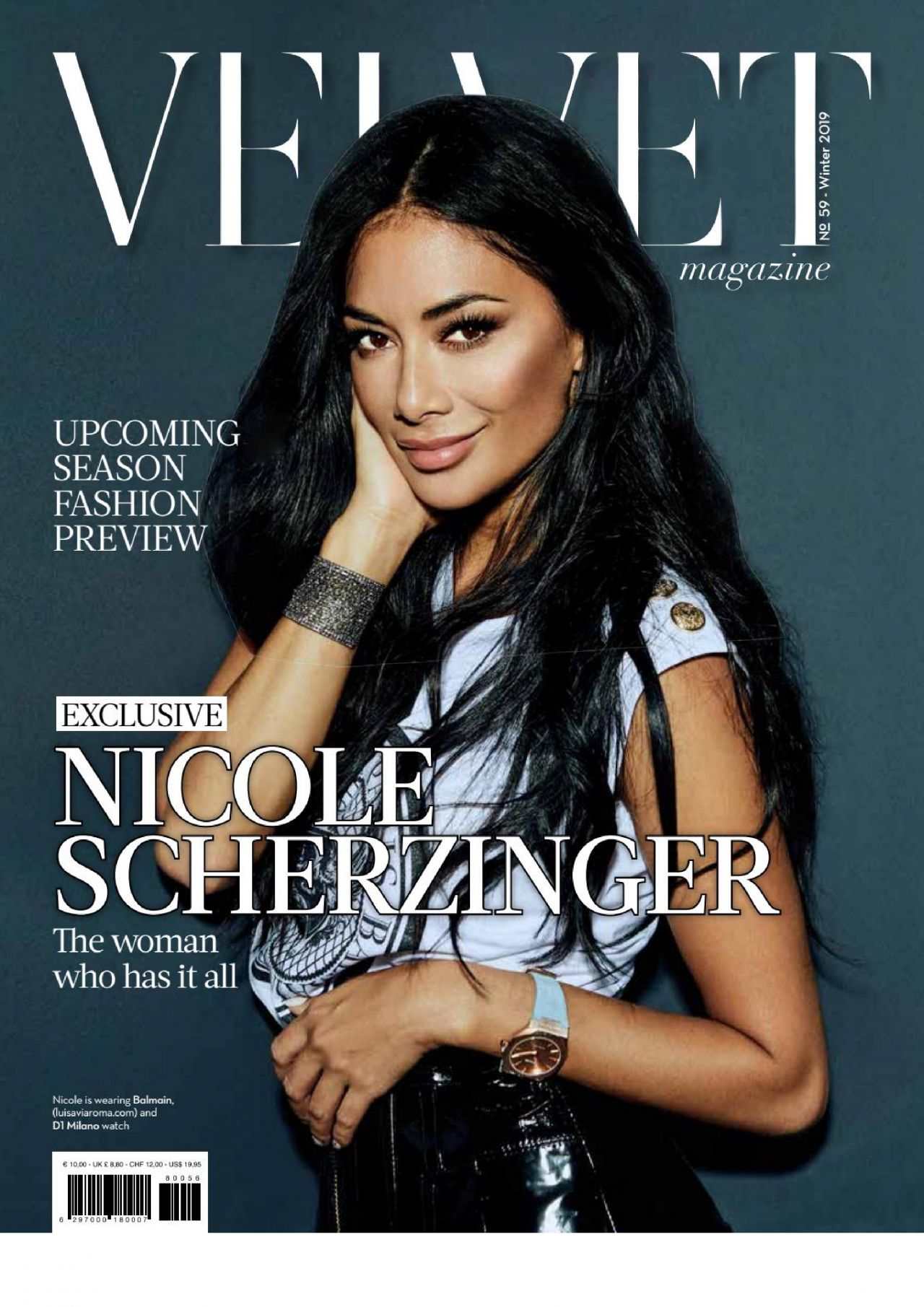 Nicole Scherzinger - Velvet Magazine #59 Winter 2018 /2019 • CelebMafia