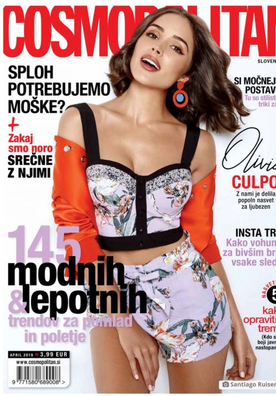 Olivia Culpo - Cosmopolitan Slovenia April 2019 Cover