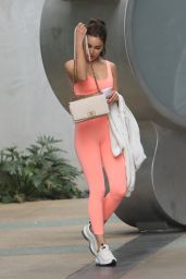 Olivia Culpo in Pink Gymwear 04/03/2019