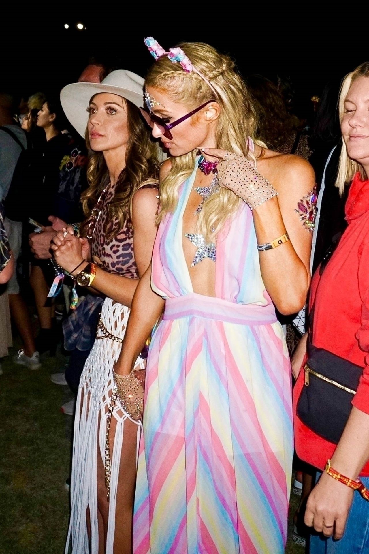 paris hilton rainbow shirt