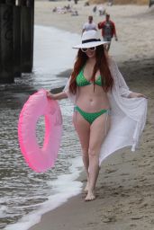 Phoebe Price in Bikini - Beach in Malibu 04/29/2019