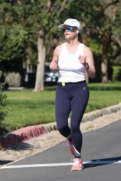 Reese Witherspoon - Jogging in Brentwood 03/31/2019