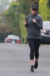 Reese Witherspoon - Jogging With Her Son in Brentwood 04/20/2019