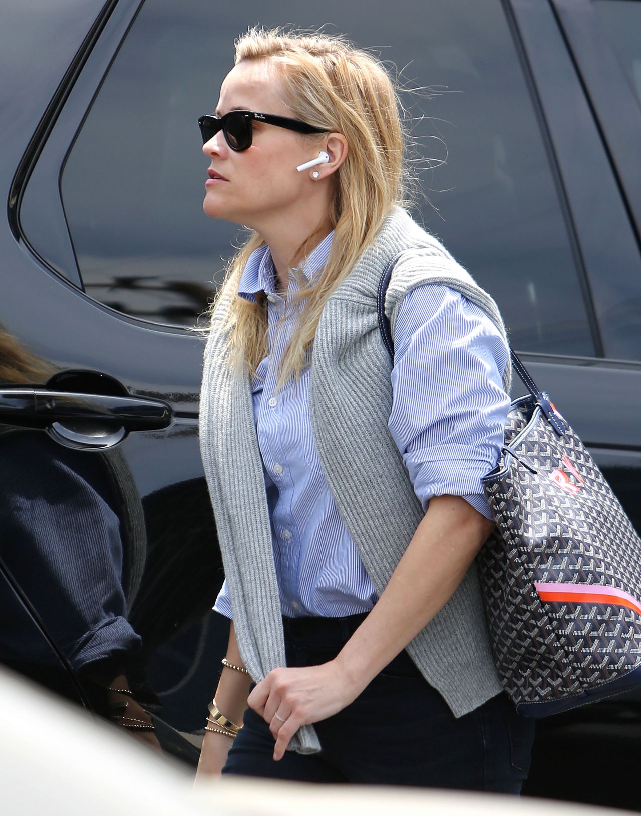 Reese Witherspoon is seen on April 15, 2019 in Los Angeles