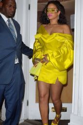 Rihanna - Leaving the Fenty Beauty Influencer Event in London 04/02/2019