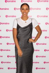 Rochelle Humes - Lorraine TV Show in London 04/24/2019