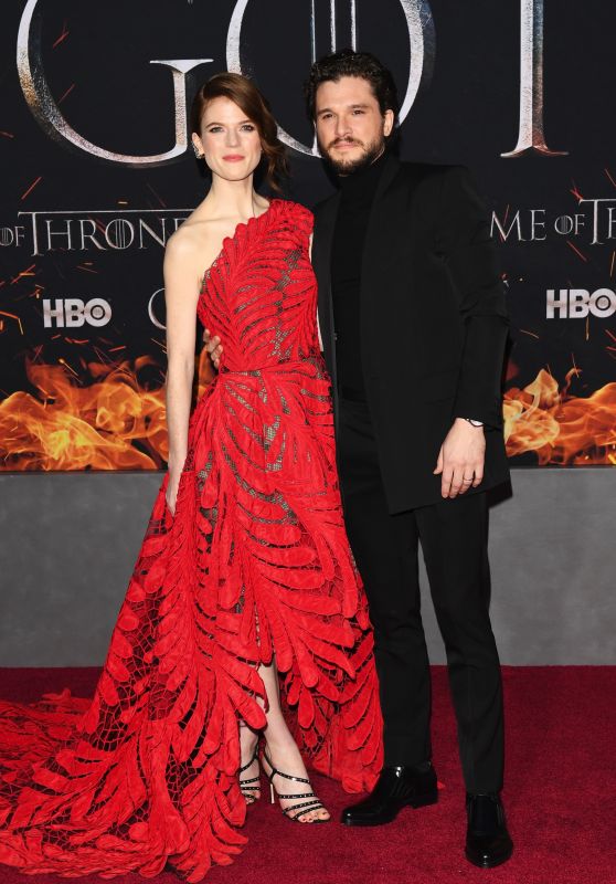 Rose Leslie and Kit Harington - “Game of Thrones” Season 8 Premiere in NY